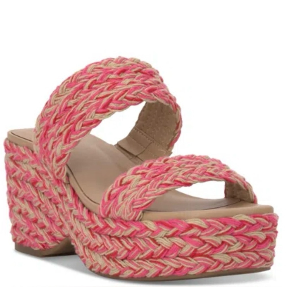 On 34th Braided Platform Sandals